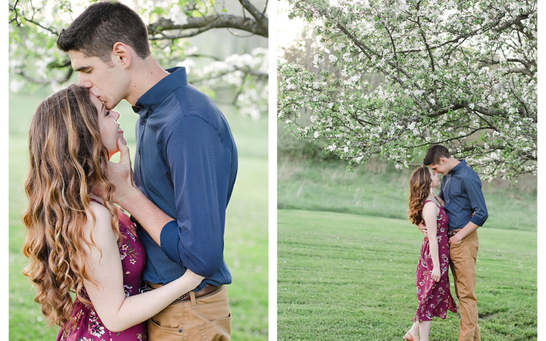 New Kingsley, Pennsylvania Spring Engagement | Luke & Heidi