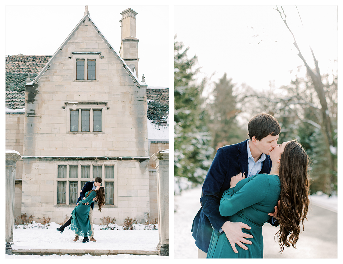 Winter Engagement Session | Hartwood Acres